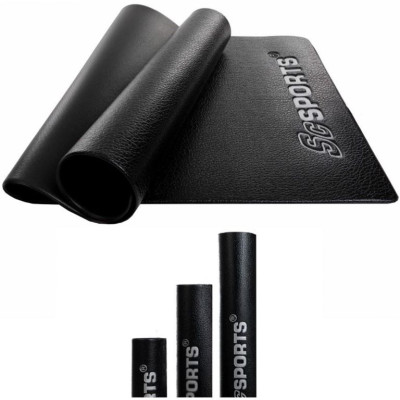 SC SPORTS Ochranná podložka pod fitness stroje 160x80,čierna