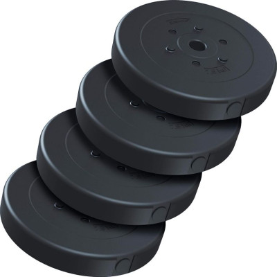 Súprava závaží na činky 30 kg, plast/cement, otvor 30/31 mm