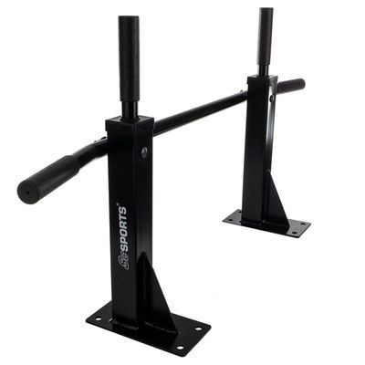 ScSPORTS Hrazda na zhyby, montáž na stenu, do 150 kg, čierna