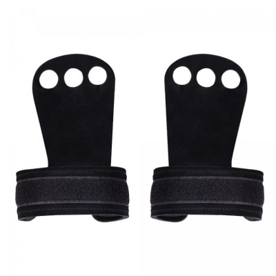 Gorilla Sports Mozoľníky Grips, 2 kusy, L, čierne