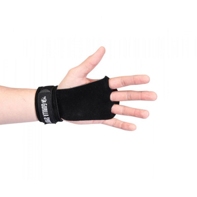 Gorilla Sports Mozoľníky Grips, 2 kusy, L, čierne