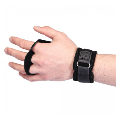 Gorilla Sports Mozoľníky Grips, 2 kusy, L, čierne
