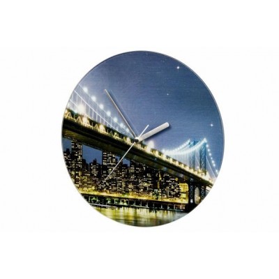Nástenné hodiny WENKO 27 cm - Brooklyn Bridge