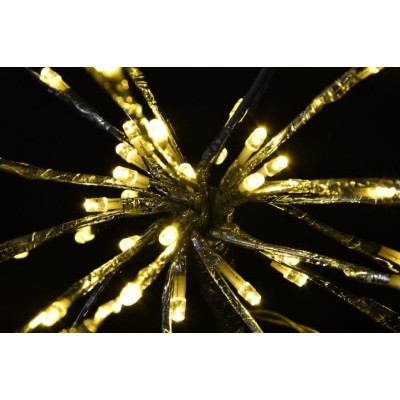 Vianočné osvetlenie - meteorický dážď, teple biely, 120 LED