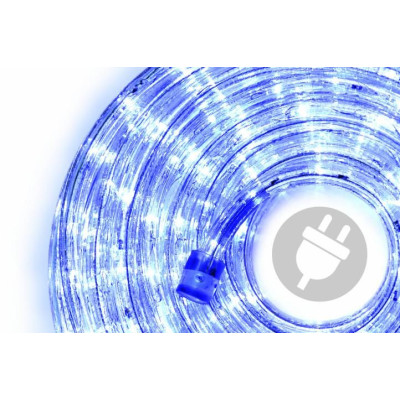 NEXOS LED svetelný kábel 10 m, 240 LED diód, modrý
