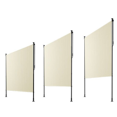Zvislá markíza na balkón 200x228-316 cm, UV ochrana, béžová