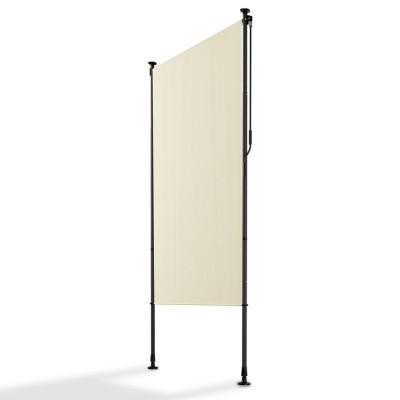 Zvislá markíza na balkón 120x228-316 cm, UV ochrana, béžová
