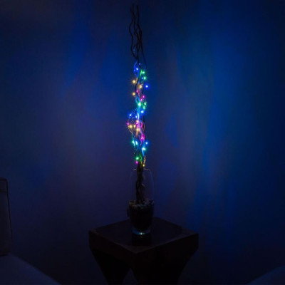 NEXOS Sada LED svetelných drôtikov, farebné svetlo, 2 ks