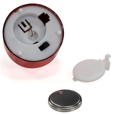 NEXOS Sada 4 LED čajových sviečok na batérie, červené