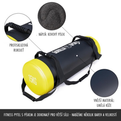 Gorilla Sports Fitness vrece s pieskom, 15 kg