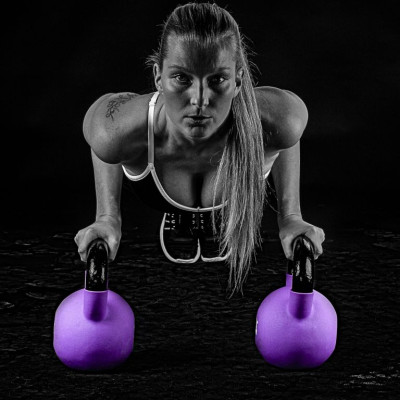 Kettlebell činka MOVIT - 14 kg