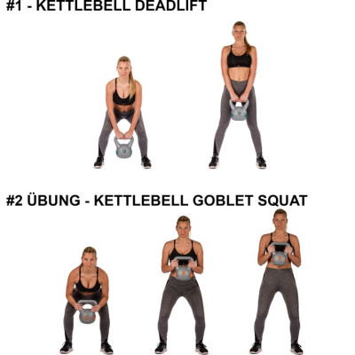 Kettlebell činka MOVIT - 14 kg