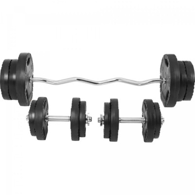 Gorilla Sports Nakladací činkový set, 70 kg
