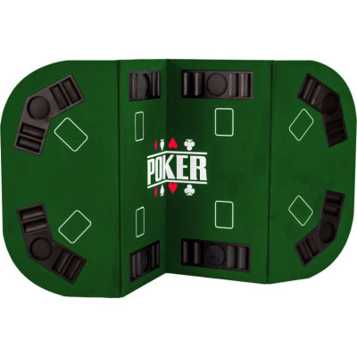 Skladacia pokerová podložka - zelená