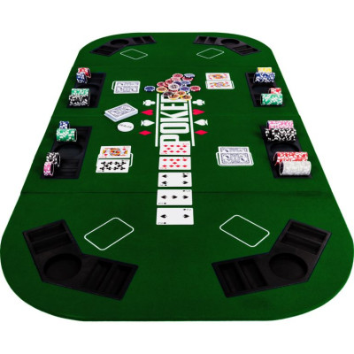 Skladacia pokerová podložka - zelená