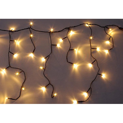 NEXOS diLED svetelný dážď 180 LED, teplá biela + napájanie