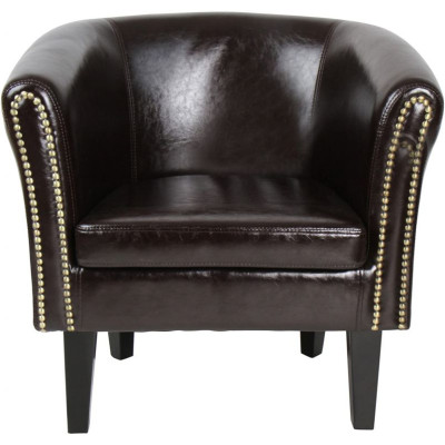 Kreslo Chesterfield, 58 x 71 x 70 cm, hnedé