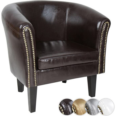 Kreslo Chesterfield, 58 x 71 x 70 cm, hnedé