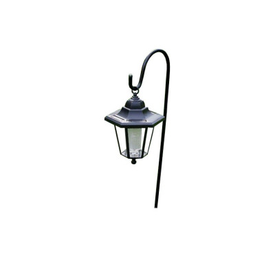 Záhradný solárny LED lampáš