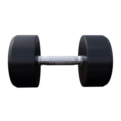 Gorilla Sports Jednoručné činky čierno/biele, 2 x 20 kg