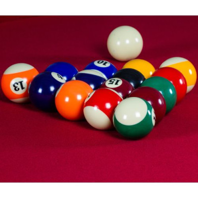 GamesPlanet® biliardový stôl PREMIUM, červeno/čierny,8 ft