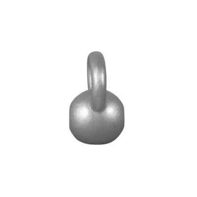 Gorilla Sports Kettlebell činka, liatinová, sivá, 12 kg