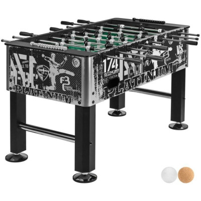 TUNIRO BASIC Stolný futbal, 75 kg, čierno - biely