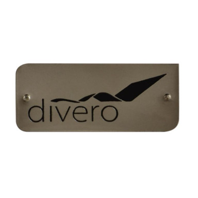 DIVERO skladací záhradný stolík z teakoveho dreva, Ø 90 cm