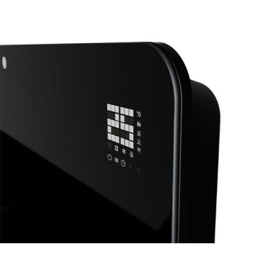 Elektrická sklenená vykurovacia doska 2000W čierna - WiFi, L
