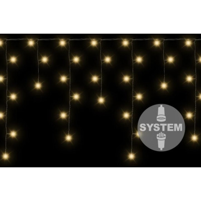 NEXOS diLED svetelný dážď 80 LED, teplá biela, bez trafa