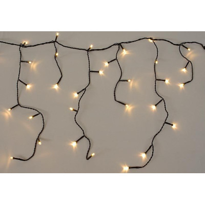 NEXOS diLED svetelný dážď 80 LED, teplá biela, bez trafa