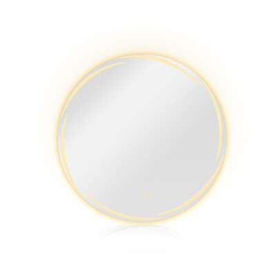 Kúpeľňové zrkadlo 80 cm s LED a dotykovým ovládaním