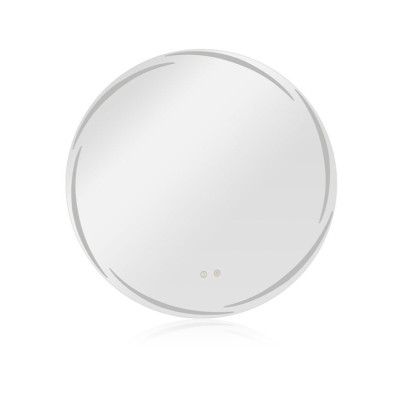 Kúpeľňové zrkadlo 80 cm s LED a dotykovým ovládaním
