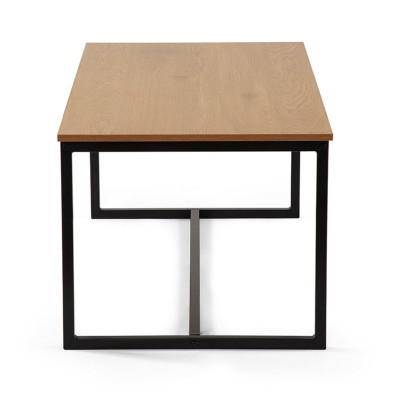 Konferenčný stolík 90x47x40 cm, drevo/kov