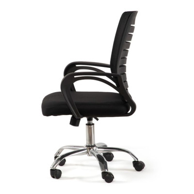 Ergonomická kancelárska stolička čierna, sieťovina