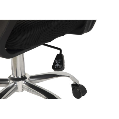 Ergonomická kancelárska stolička čierna, sieťovina