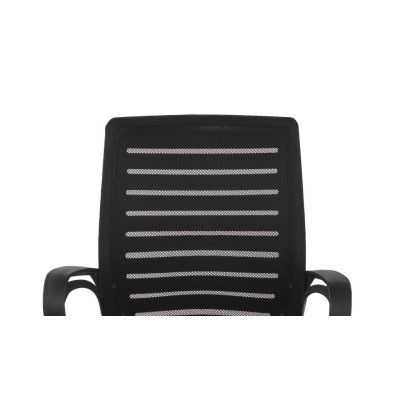 Ergonomická kancelárska stolička čierna, sieťovina