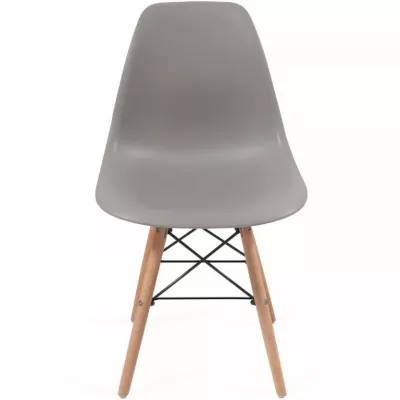 MIADOMODO sada jedálenských stoličiek, 4 kusy, sivé