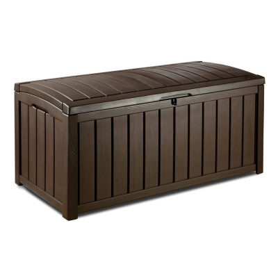 Záhradný plastový úložný box GLENWOOD - 128 x 65 x 61 cm