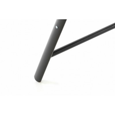 Sada dvoch záhradných polohovateľných stoličiek - čierna