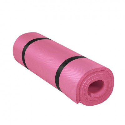 Gorilla Sports Podložka na jogu, 190 x 60 cm, fuchsiová
