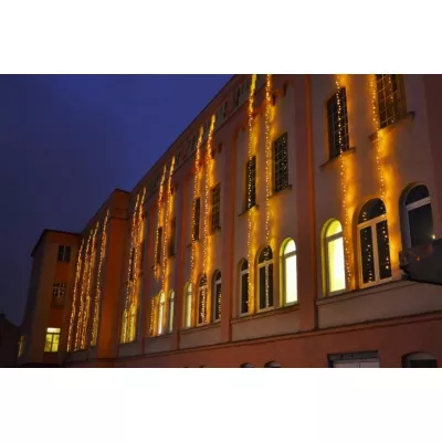 NEXOS Vianočná reťaz 4 m, 40 LED, farebná, zelený kábel