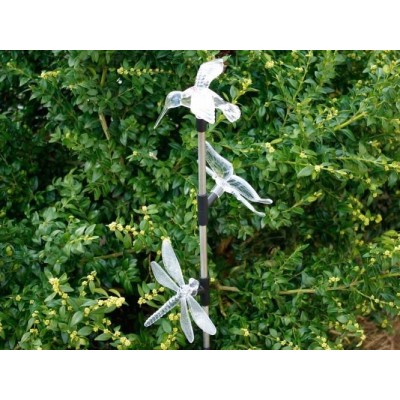 Sada solárneho farebného LED osvetlenia, 6 ks