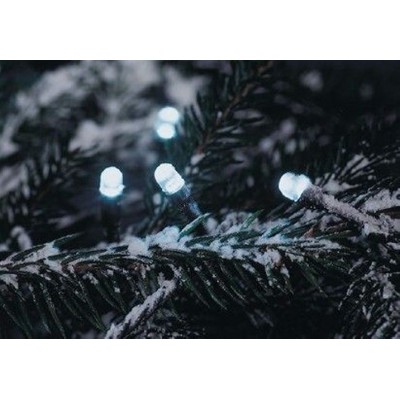 NEXOS Vianočná LED reťaz 18 m, 200 LED diód, studená biela