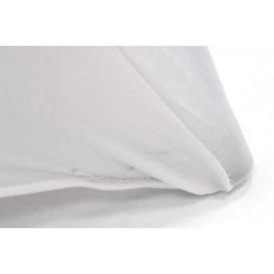 Poťah pre vysoký stôl - elastický, biely 80 x 80 x 110 cm