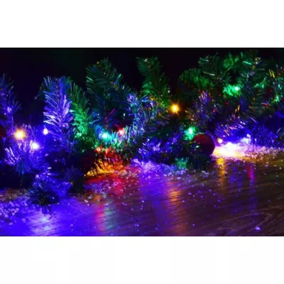 NEXOS Vianočná reťaz 3,9 m, 40 LED, 9 funkcií, farebná