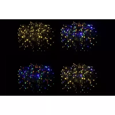 NEXOS Vianočná reťaz 3,9 m, 40 LED, 9 funkcií, farebná