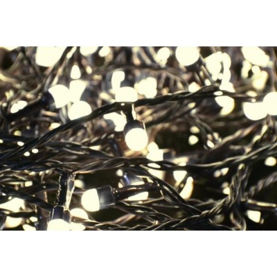 Vianočné LED osvetlenie - 20 m, 200 MAXI LED, teple biele