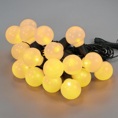 GARTHEN Záhradné párty osvetlenie, 20 LED, teplá biela