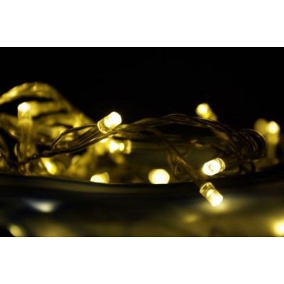 GARTH Vianočná reťaz 10 m, 100 LED diód, teplá biela